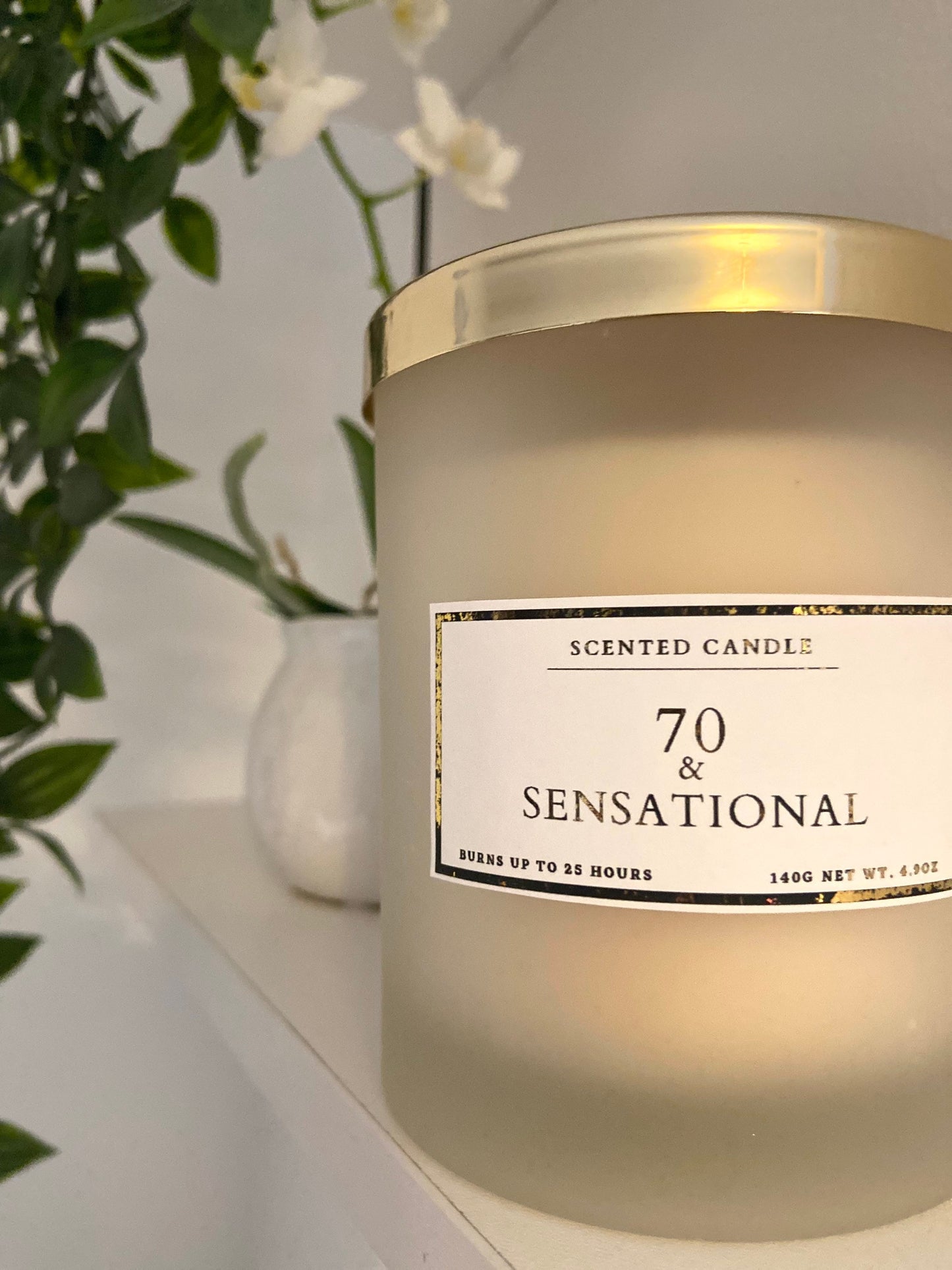 70 & Sensational Birthday Candle