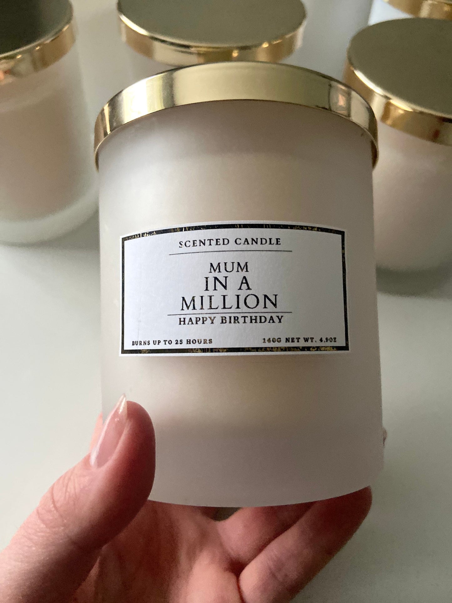 Mum In A Million Happy Birthday Candle