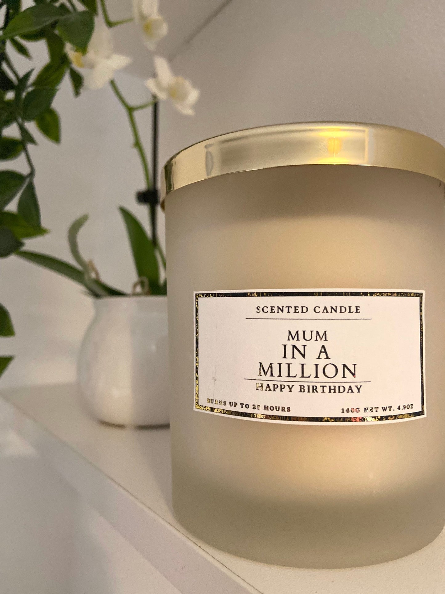 Mum In A Million Happy Birthday Candle