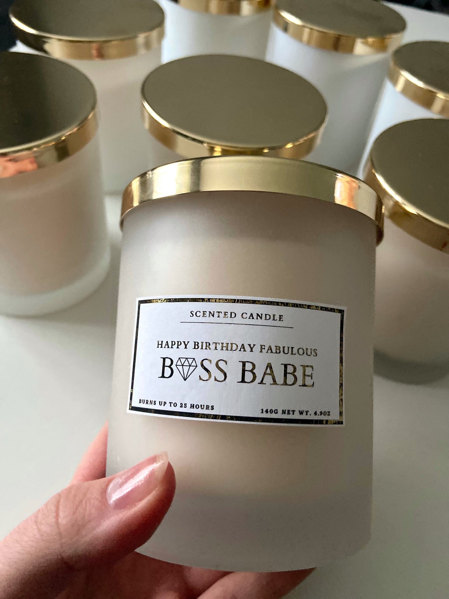 Happy Birthday Fabulous Boss Babe Candle