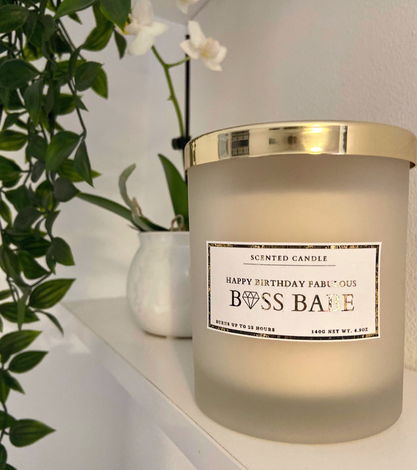 Happy Birthday Fabulous Boss Babe Candle