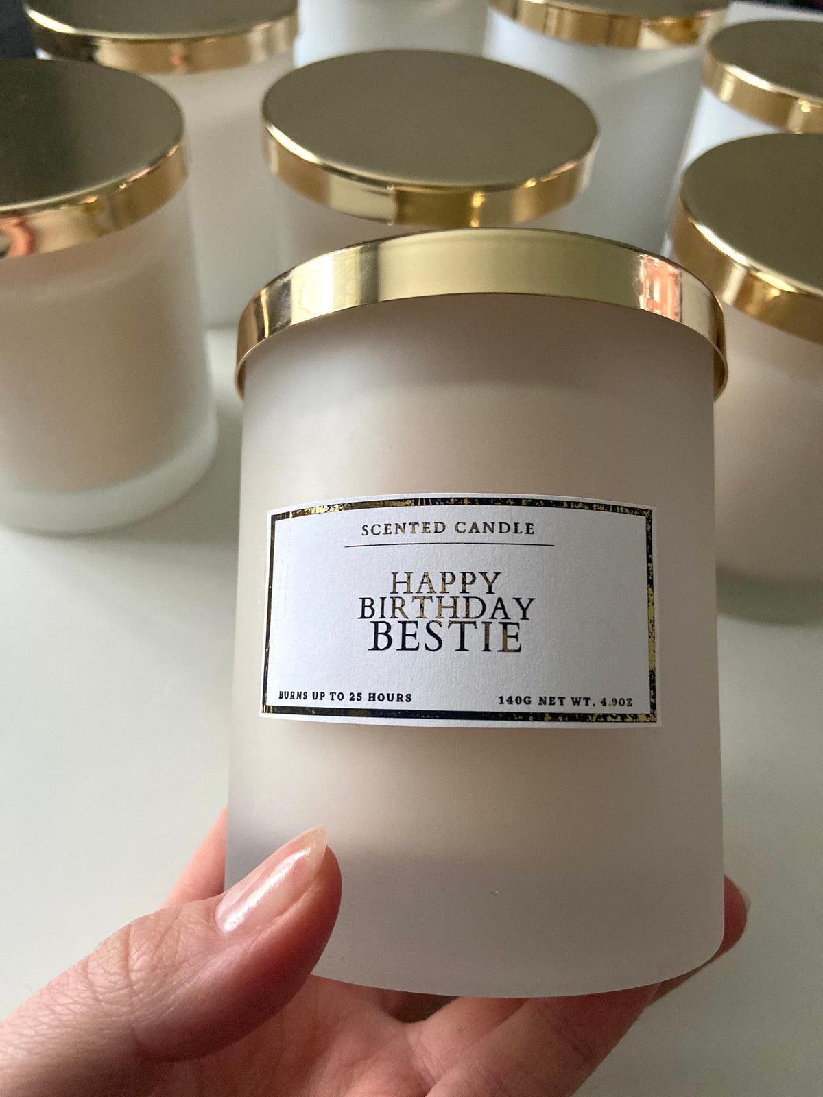 Happy Birthday Bestie Candle