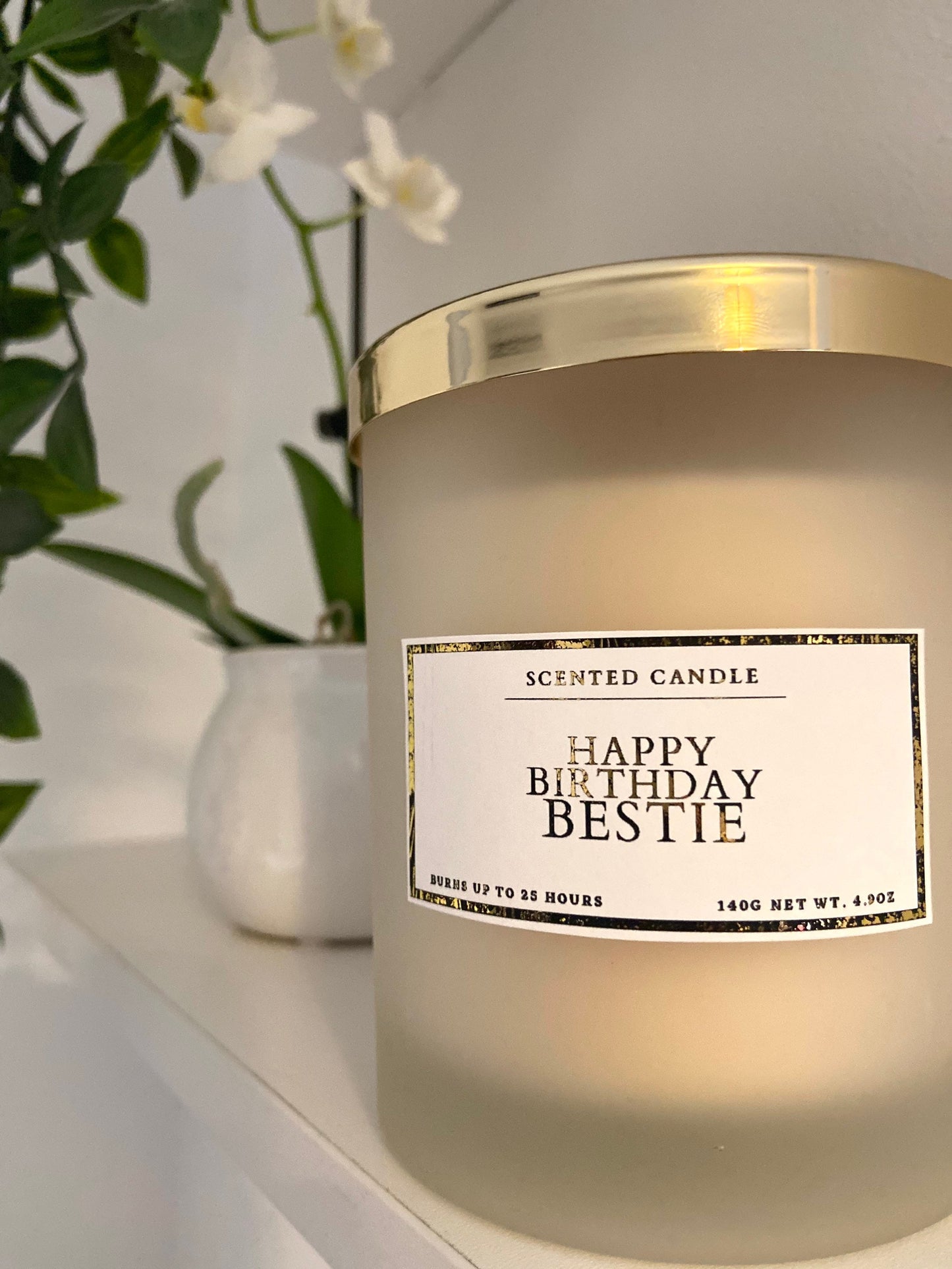 Happy Birthday Bestie Candle