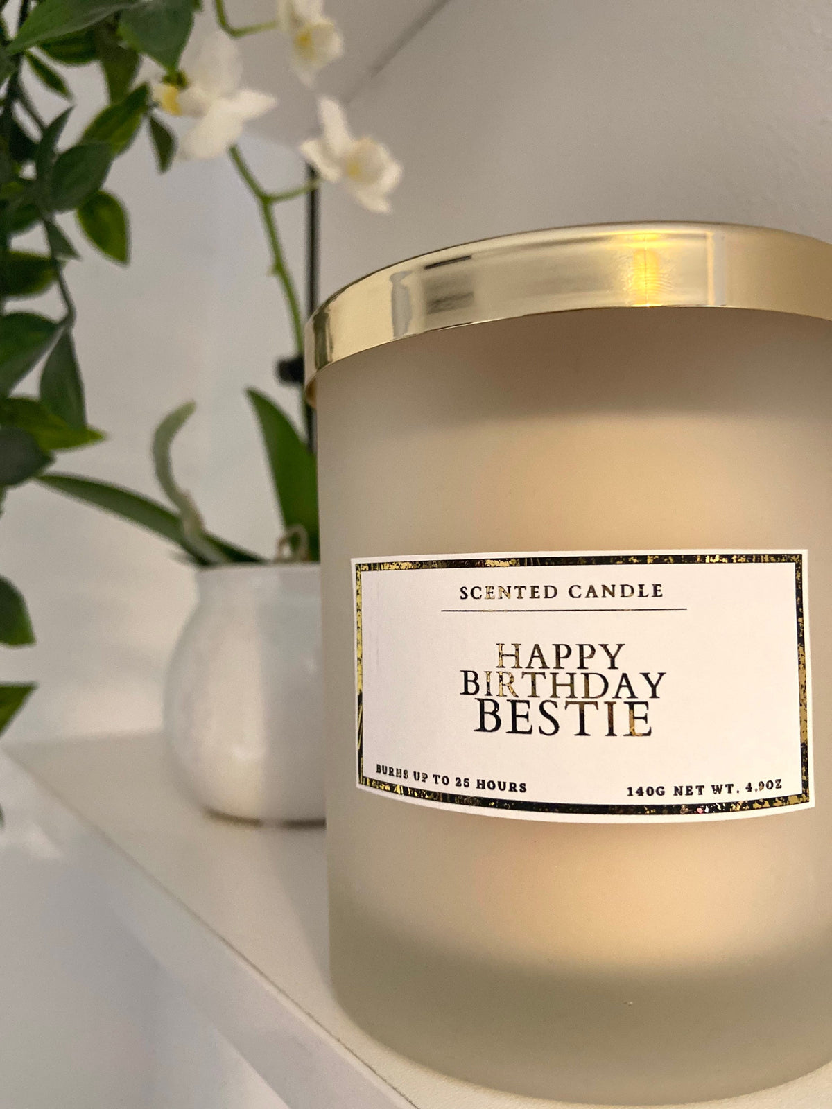 Happy Birthday Bestie Candle