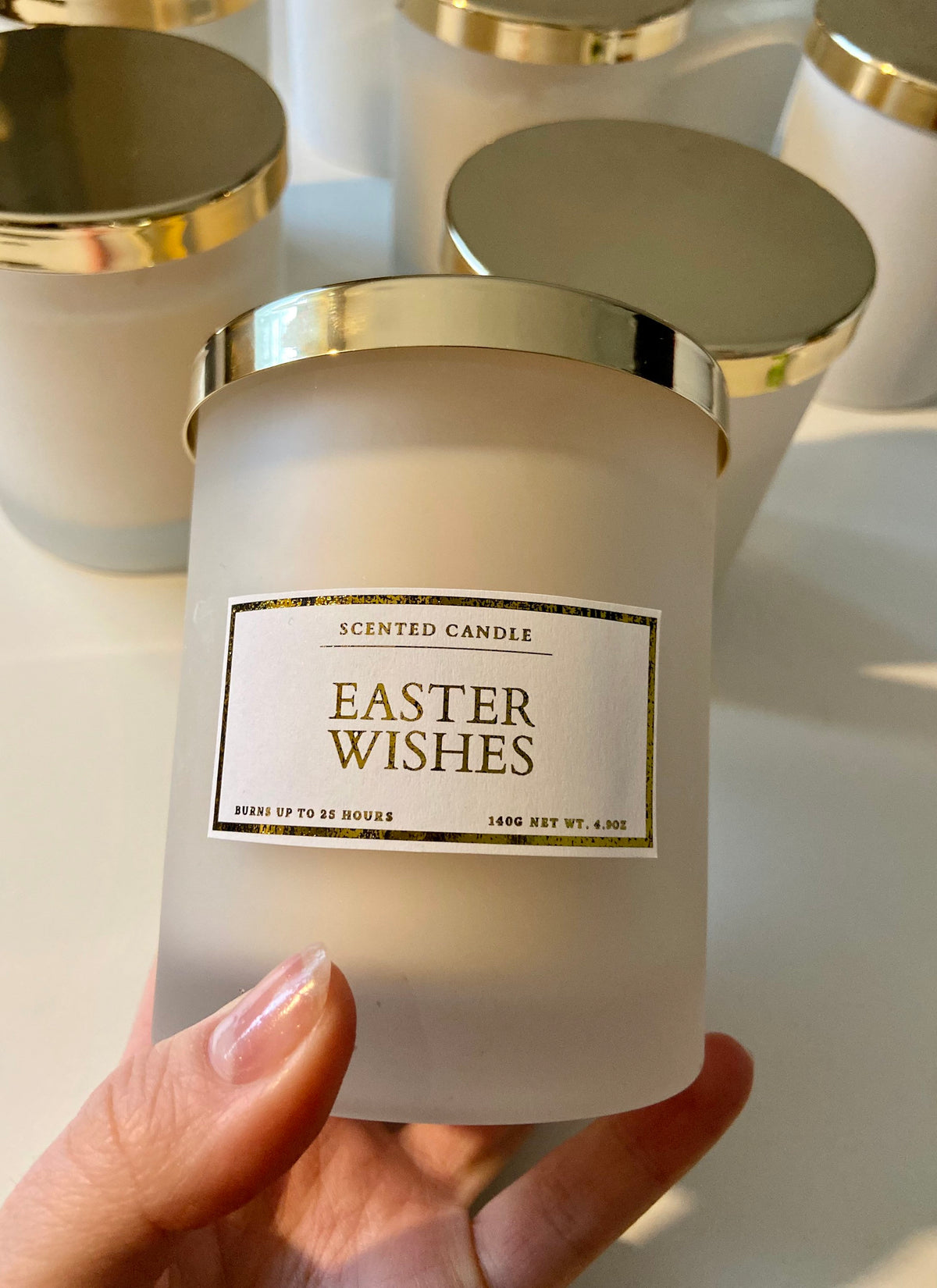 Easter Wishes Candle