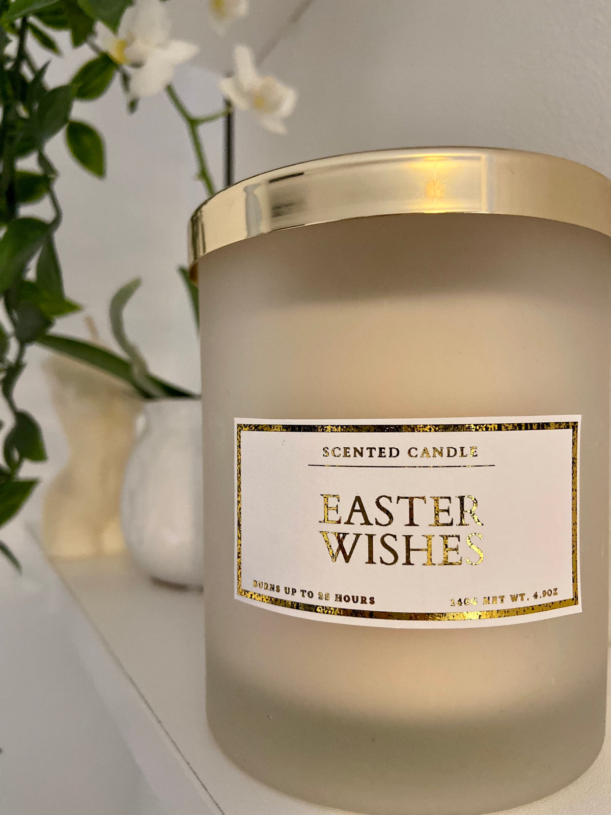 Easter Wishes Candle