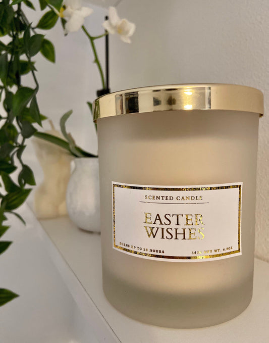 Easter Wishes Candle