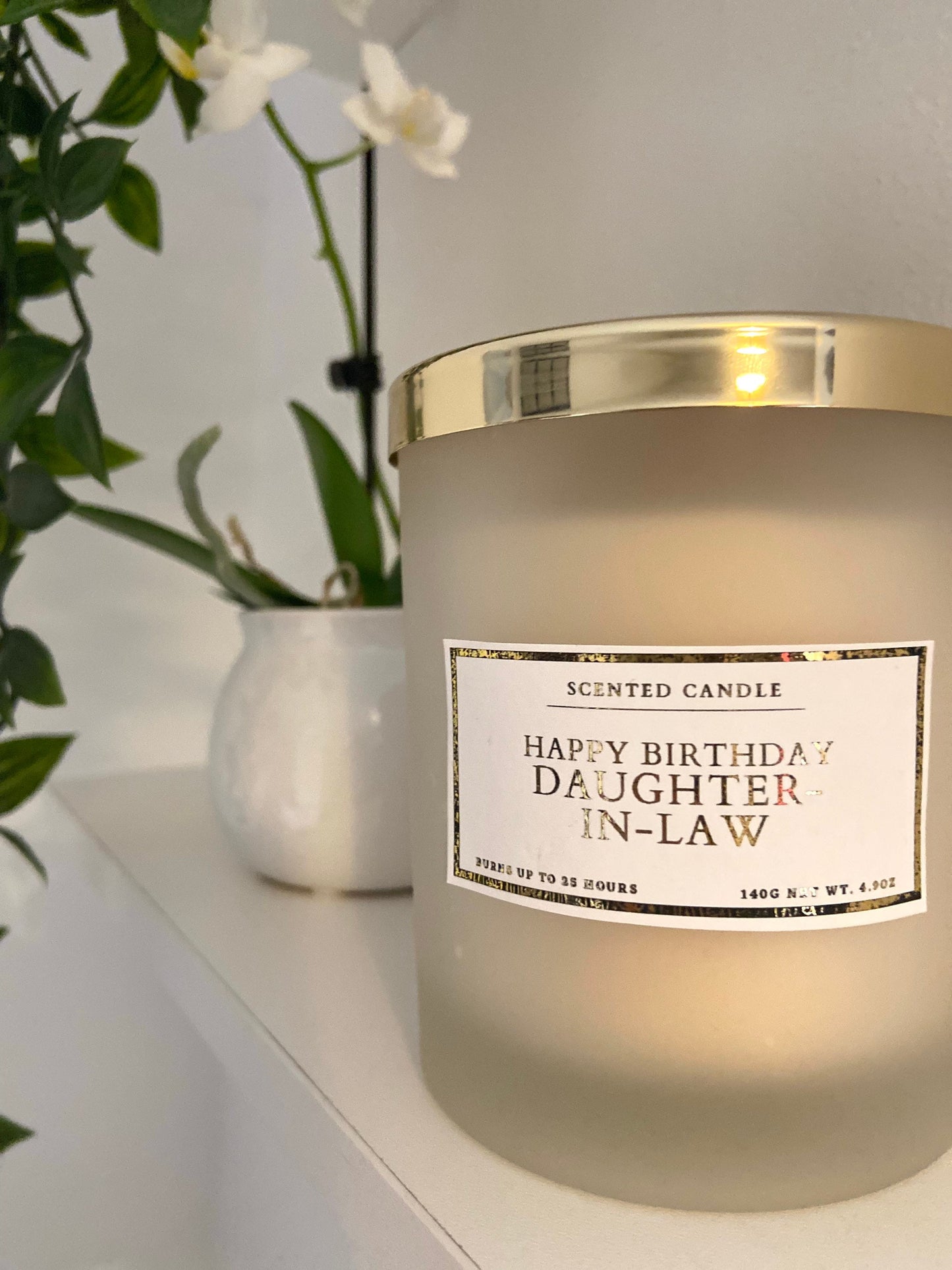 Happy Birthday Daughter-In-Law Candle