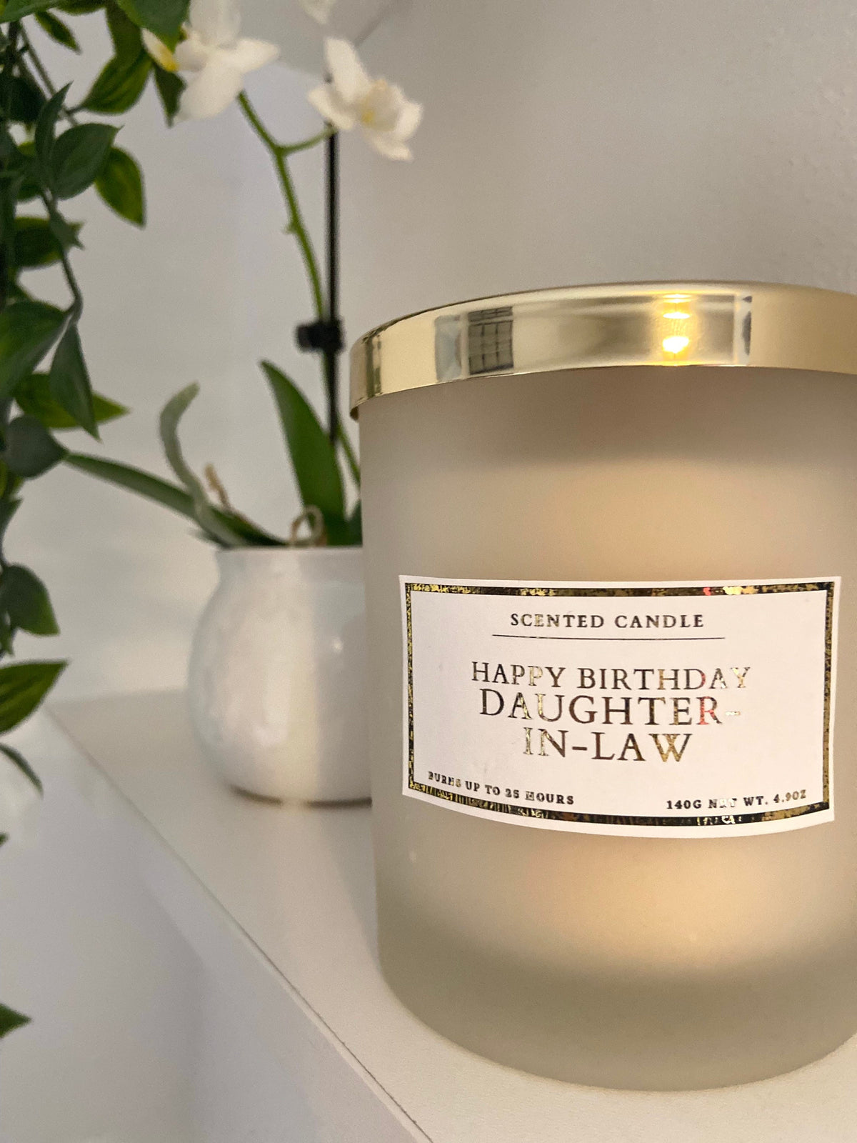 Happy Birthday Daughter-In-Law Candle
