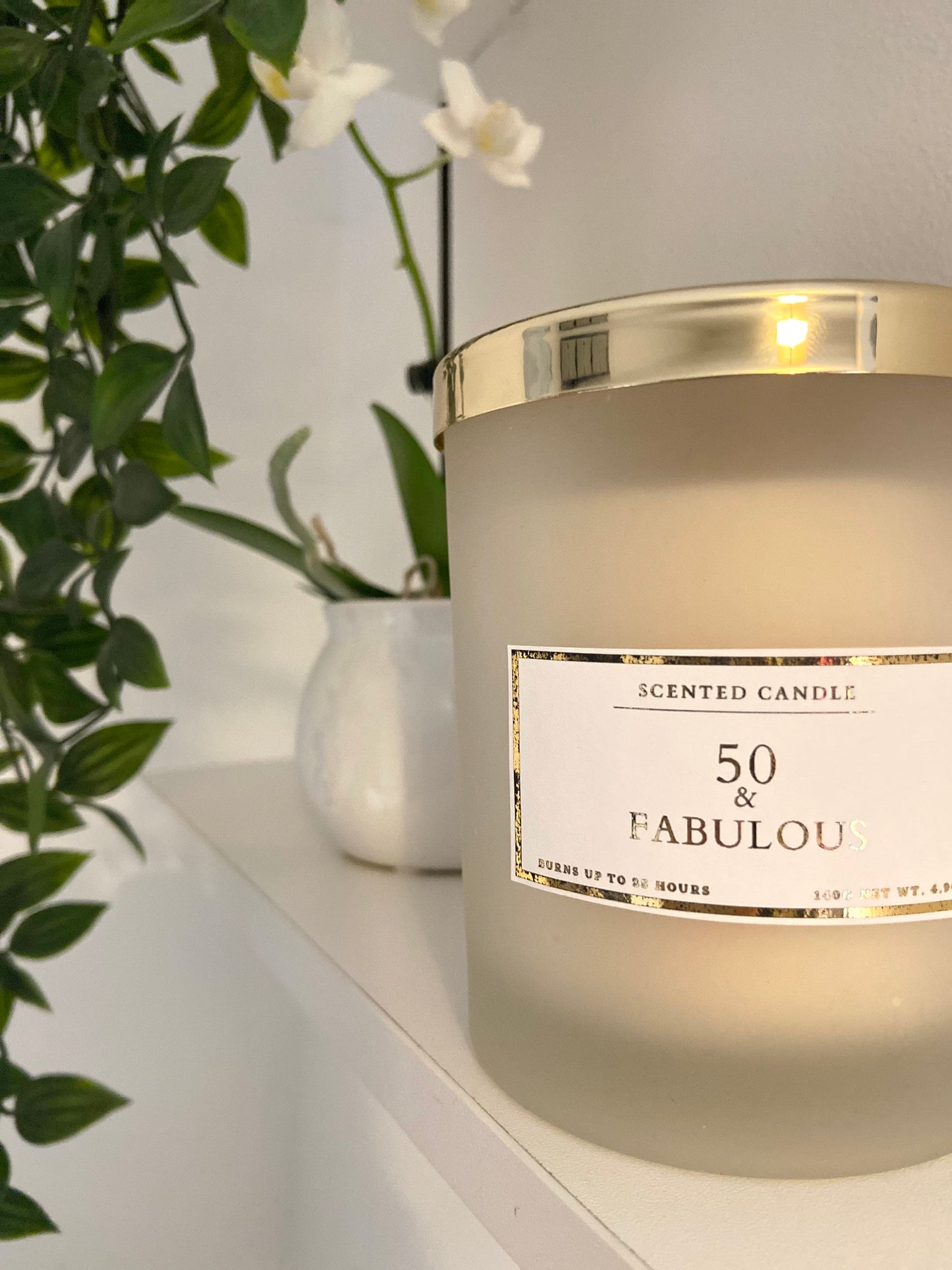 50 & Fabulous Birthday Candle