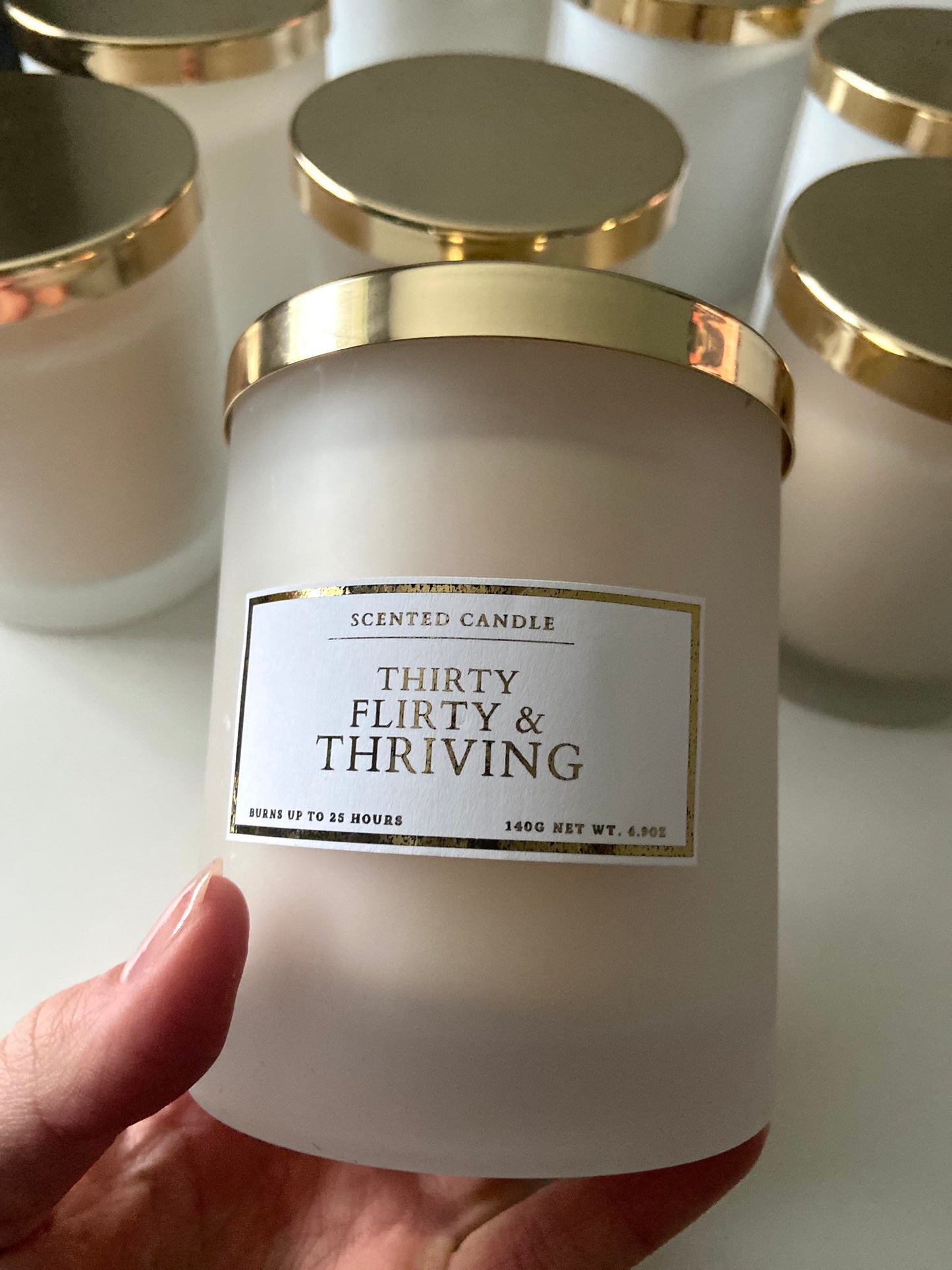 Thirty Flirty & Thriving Birthday Candle