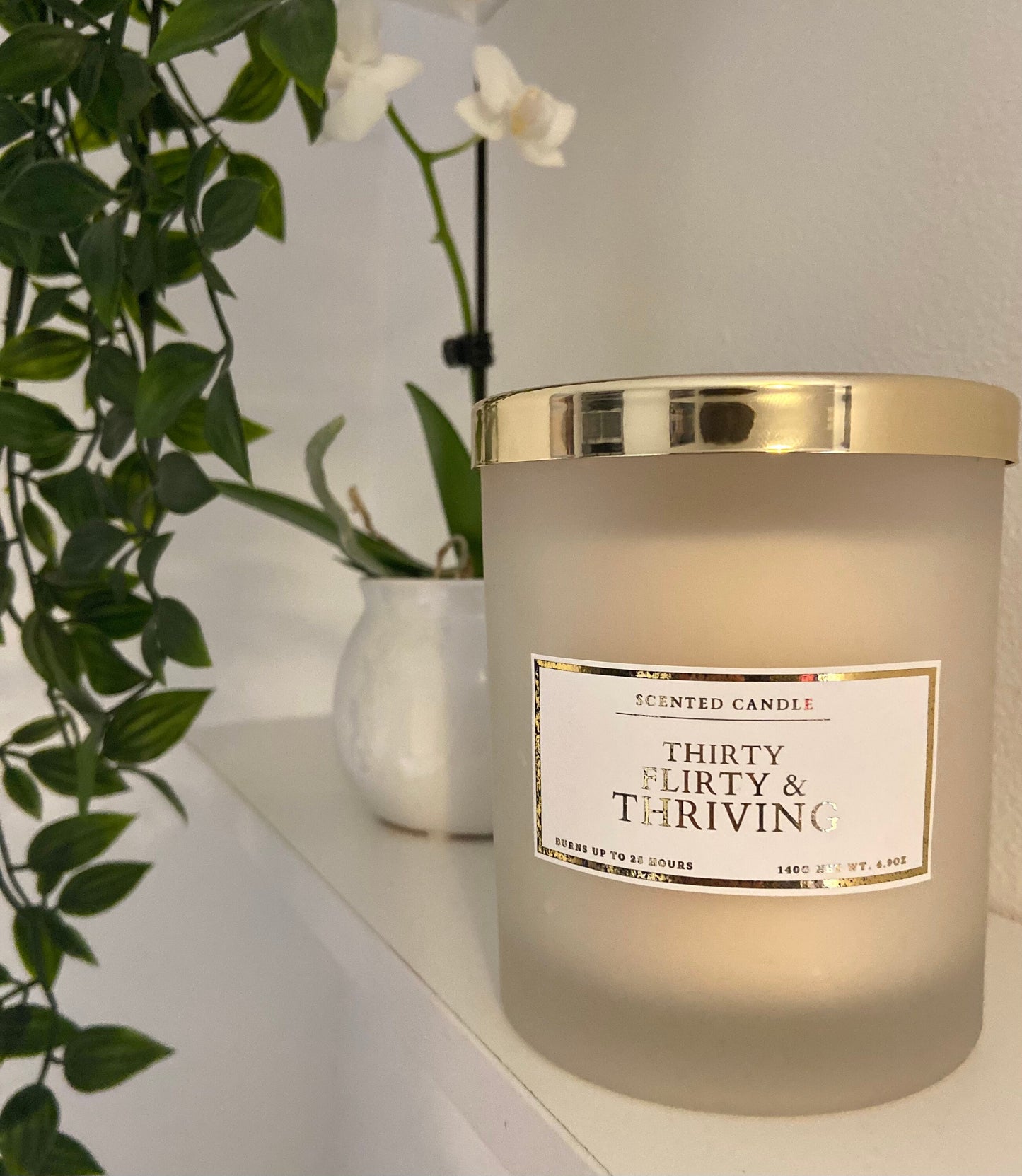 Thirty Flirty & Thriving Birthday Candle