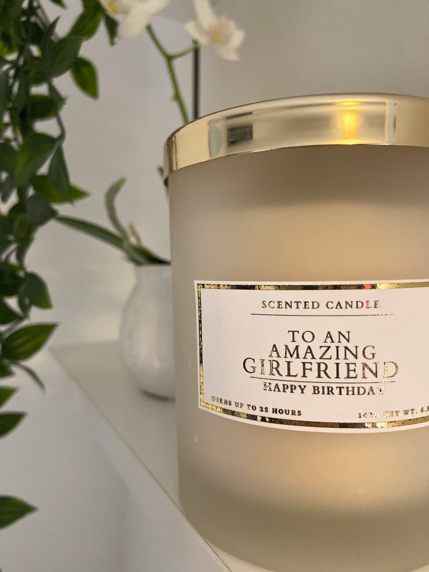 To An Amazing Girlfriend Birthday Candle