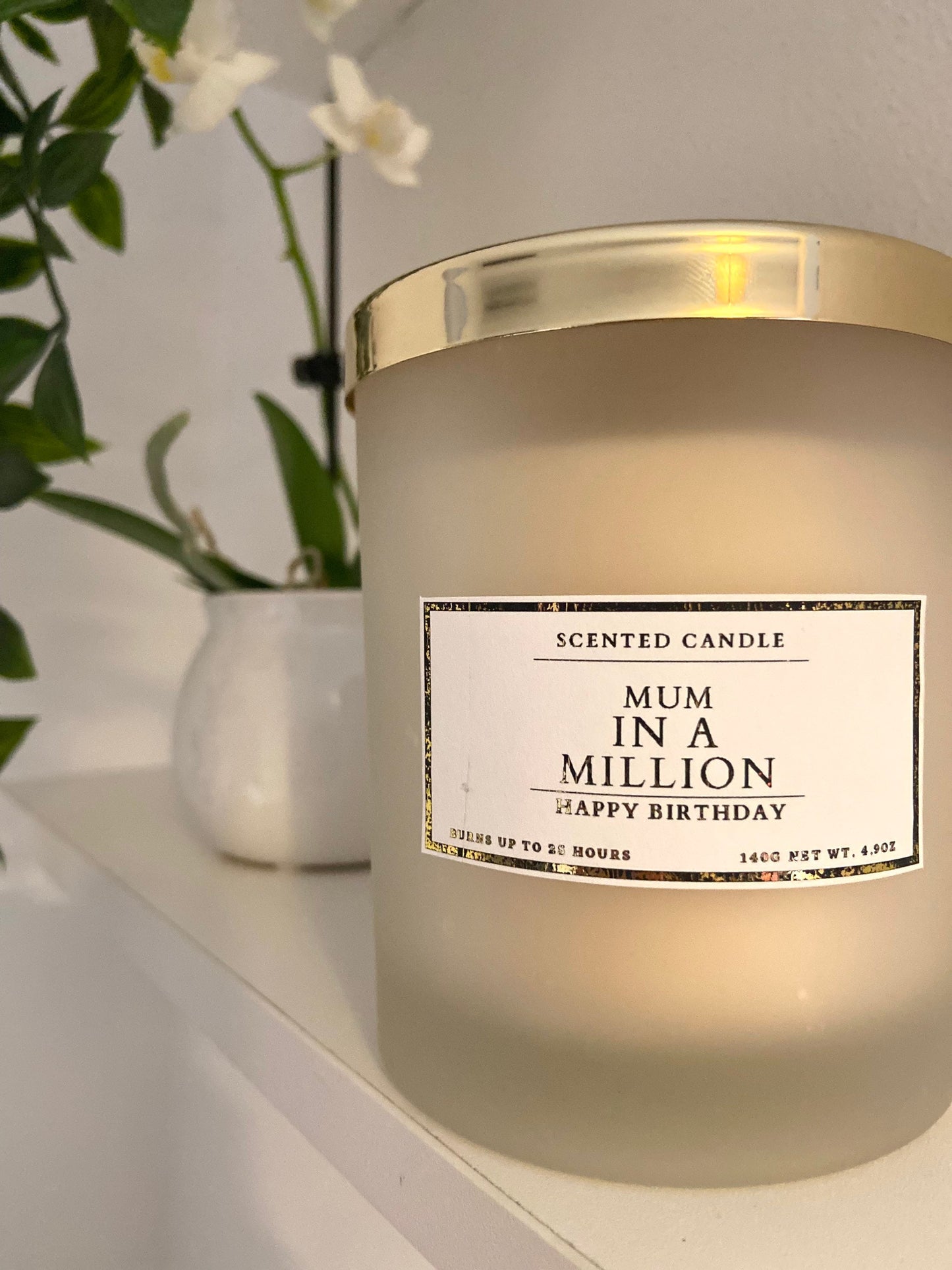 Mum In A Million Happy Birthday Candle