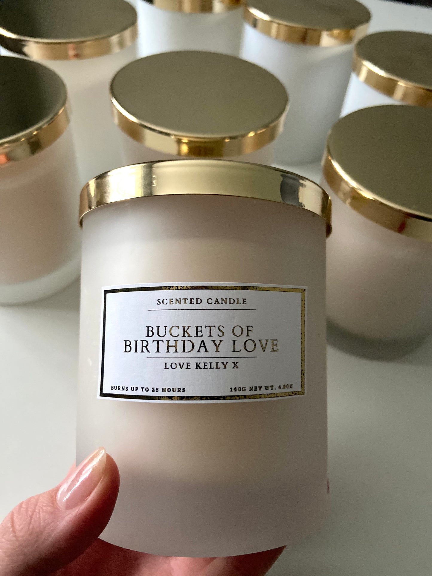 Buckets Of Birthday Love Candle