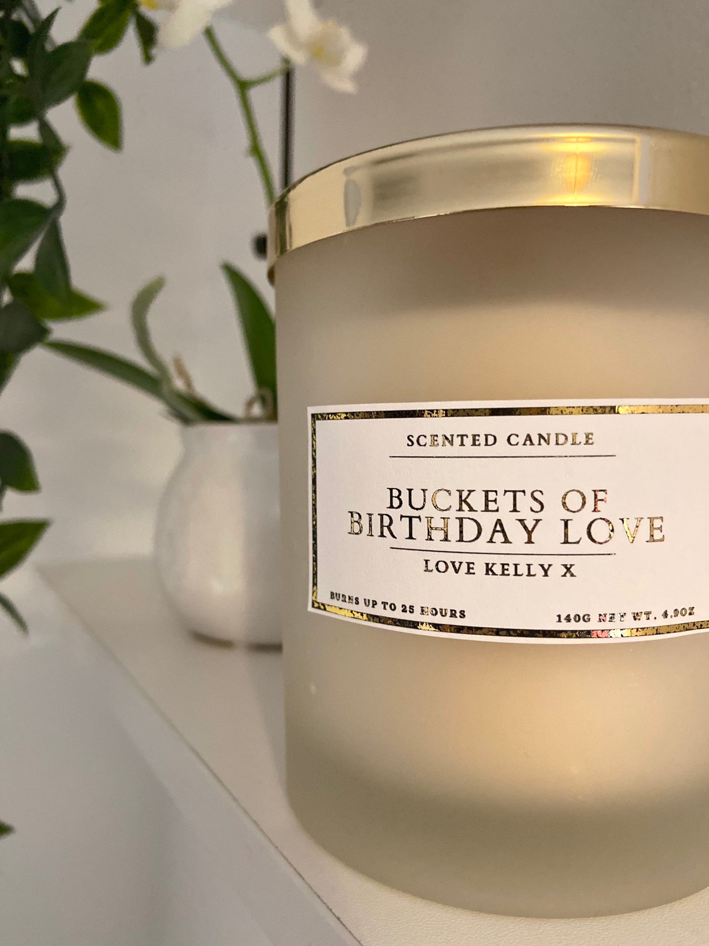 Buckets Of Birthday Love Candle