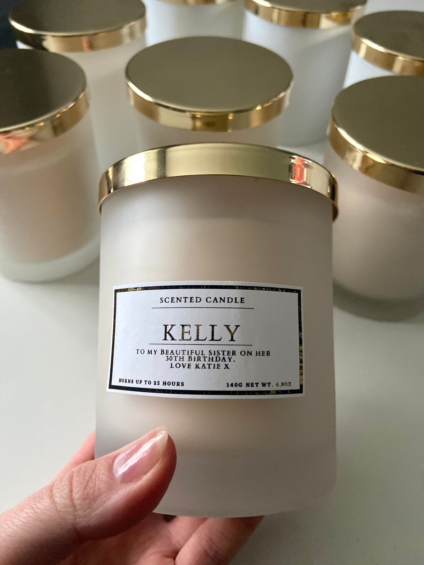 Personalised Happy 30th Birthday Candle