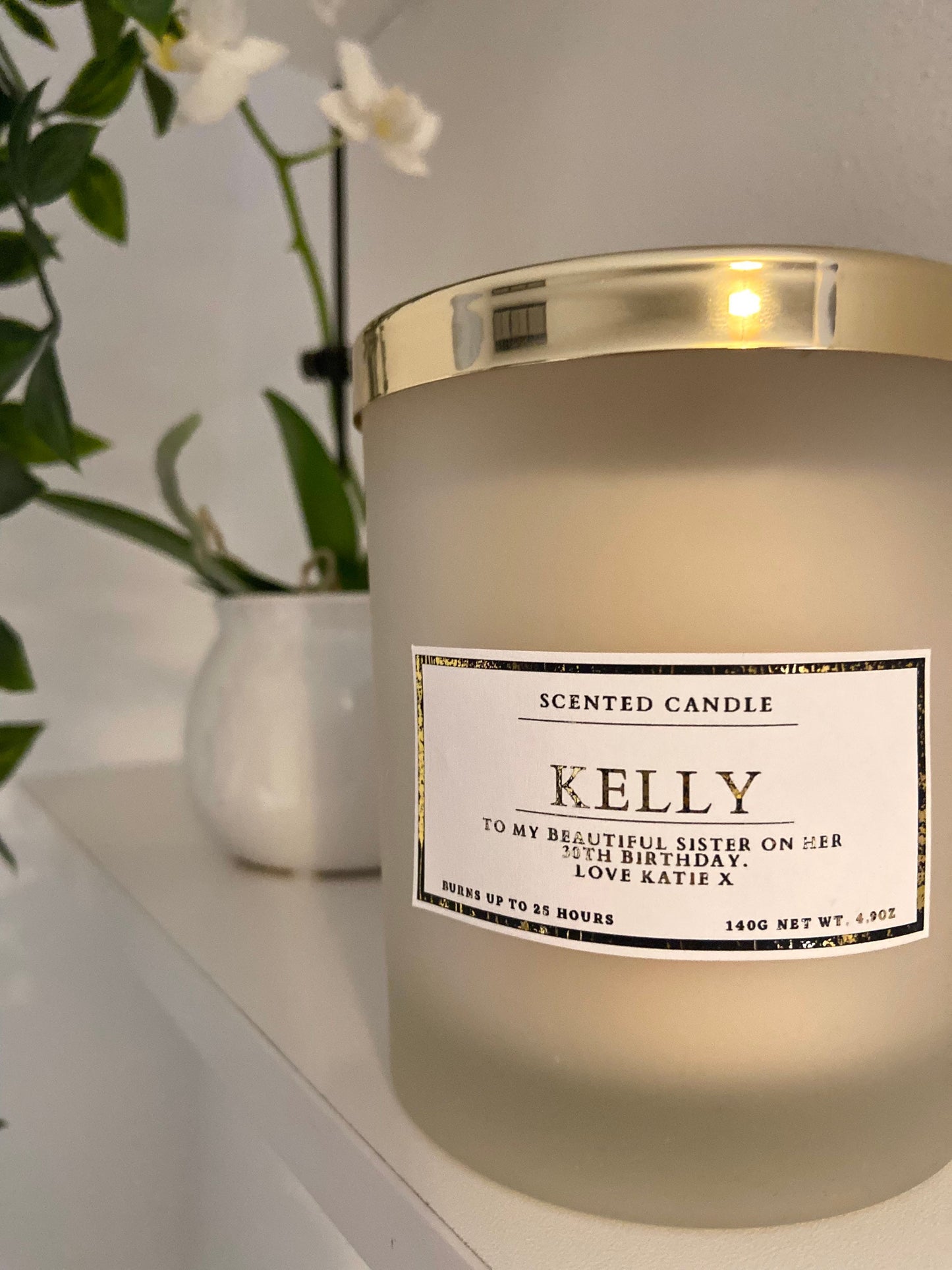 Personalised Happy 30th Birthday Candle