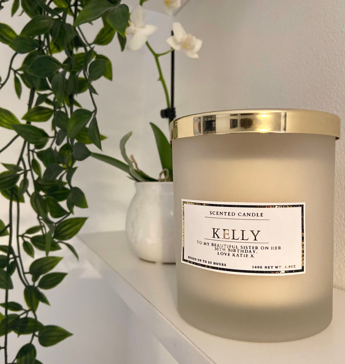 Personalised Happy 30th Birthday Candle