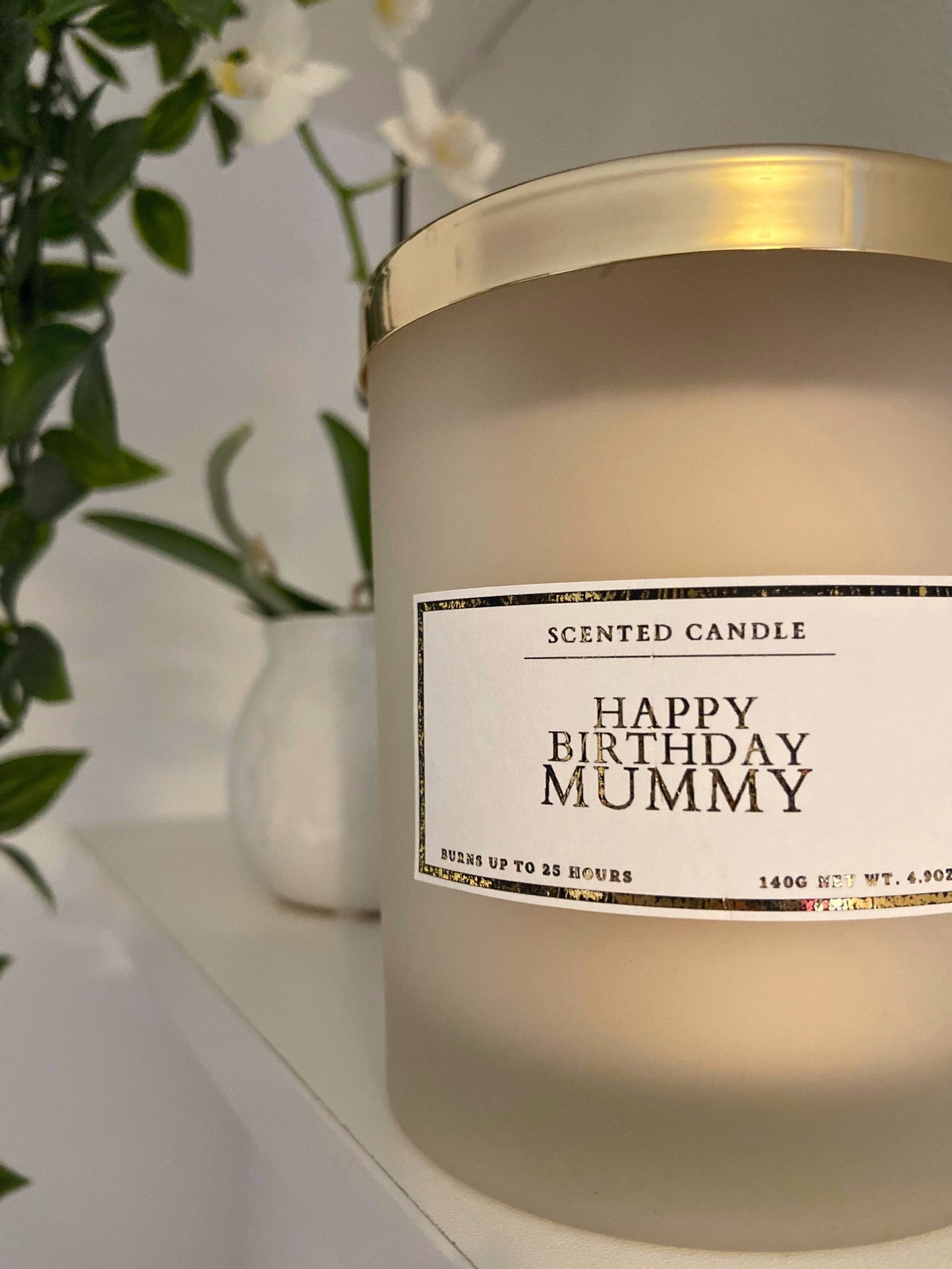 Happy Birthday Mummy Candle