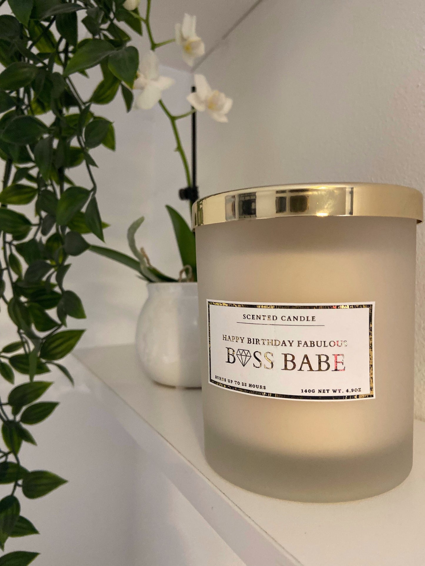 Happy Birthday Fabulous Boss Babe Candle