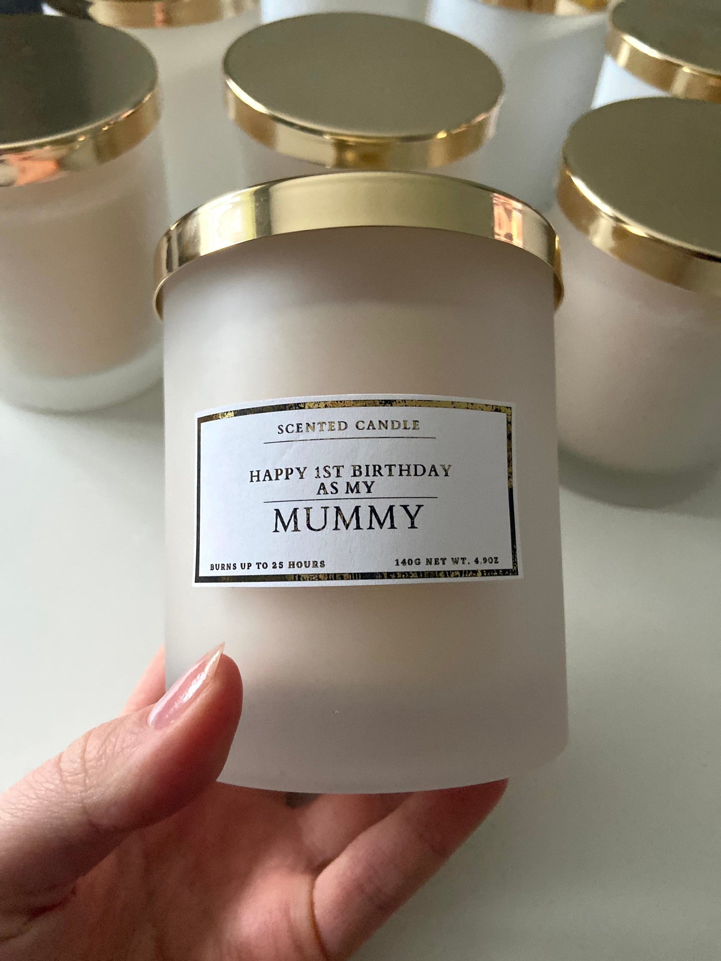 Happy 1st Birthday As My Mummy Candle