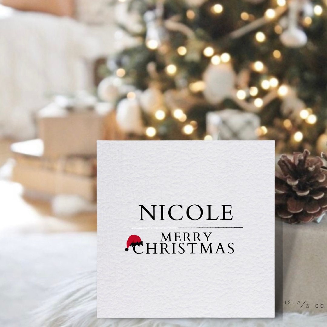 Personalised Merry Christmas Card | Christmas Cards | Christmas Gifts | Merry Christmas | Personalised Christmas Cards