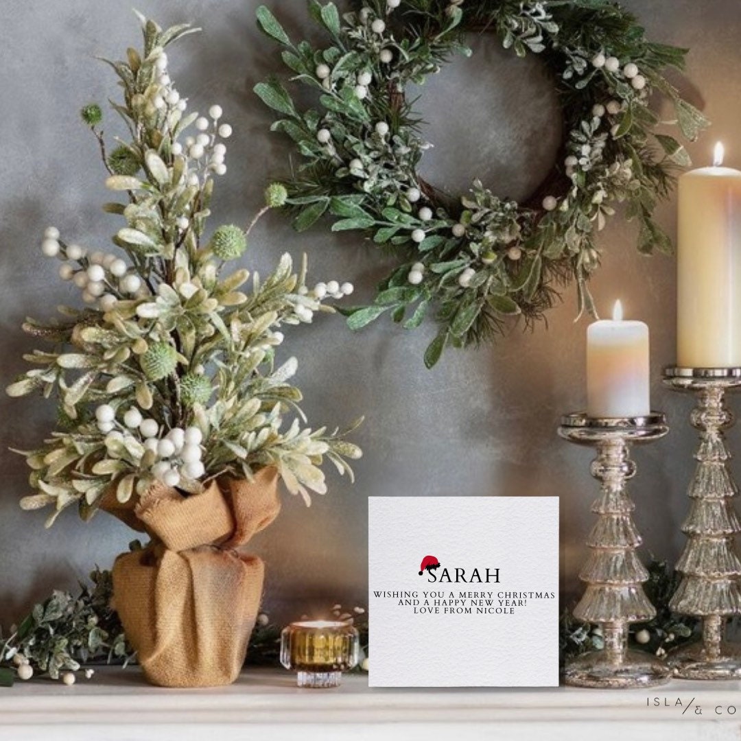 Personalised Merry Christmas Card | Christmas Cards | Christmas Gifts | Merry Christmas | Personalised Christmas Cards