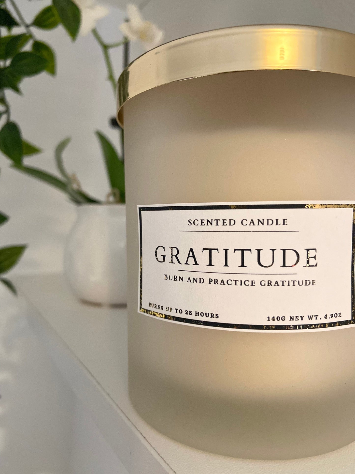 Gratitude Affirmation Candle