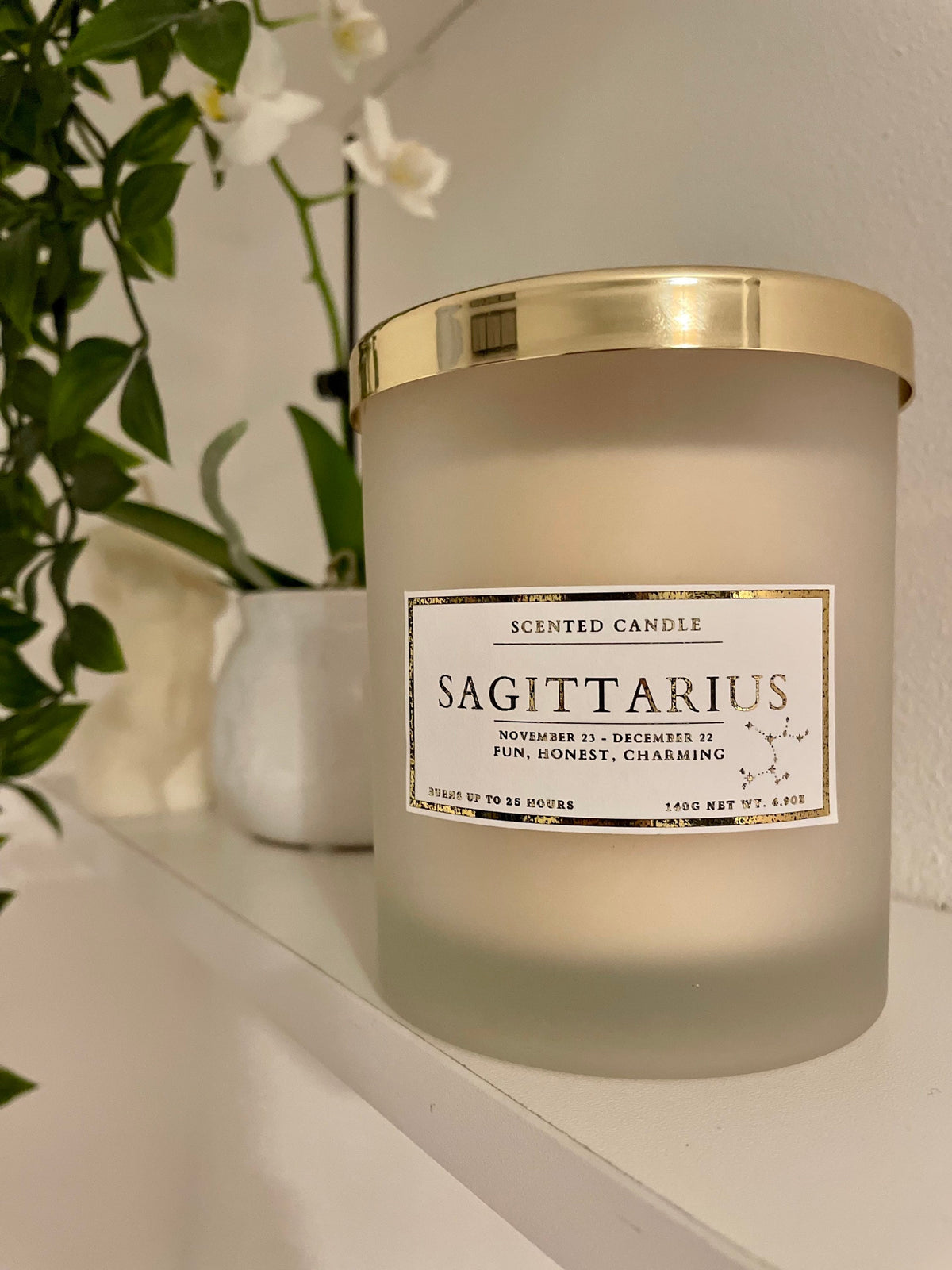 Sagittarius Zodiac Candle