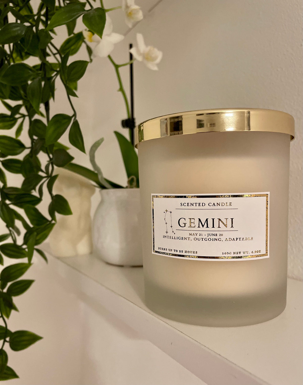 Gemini Zodiac Candle