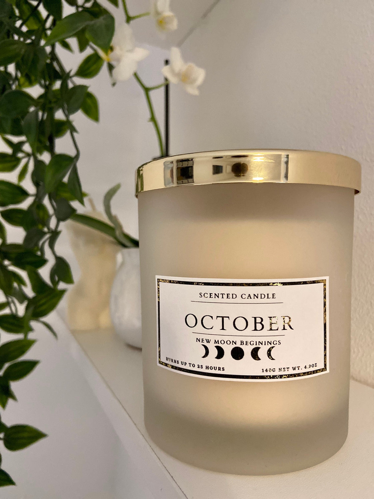 New Moon Beginnings Candle