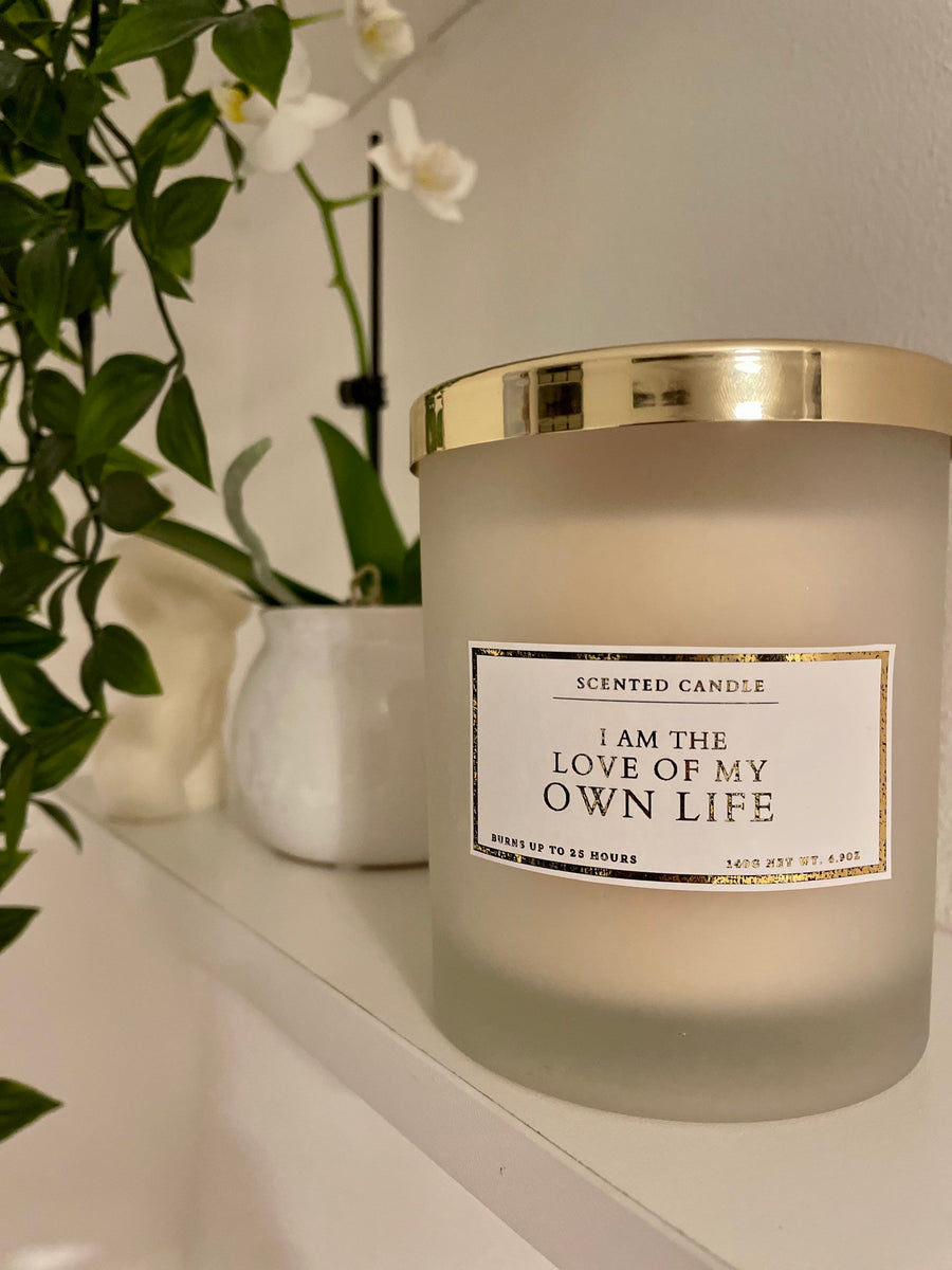 I Am The Love Of My Own Life Candle