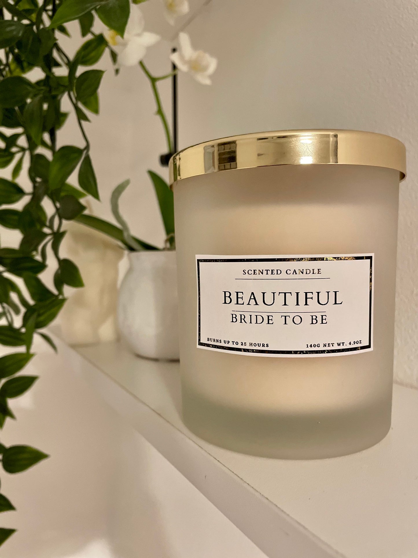 Beautiful Bride To Be Candle