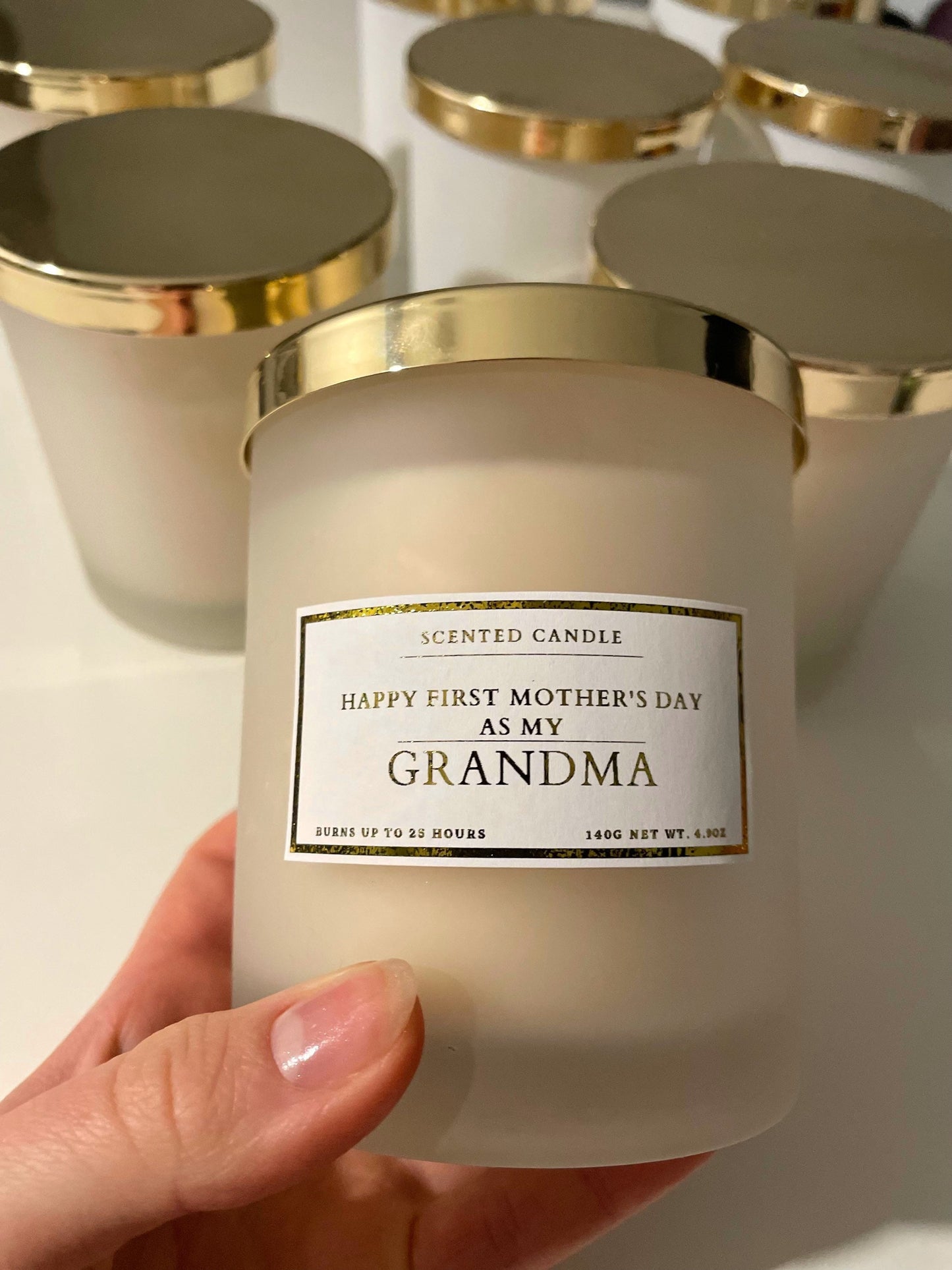 Happy First Mother’s Day As My Grandma Candle