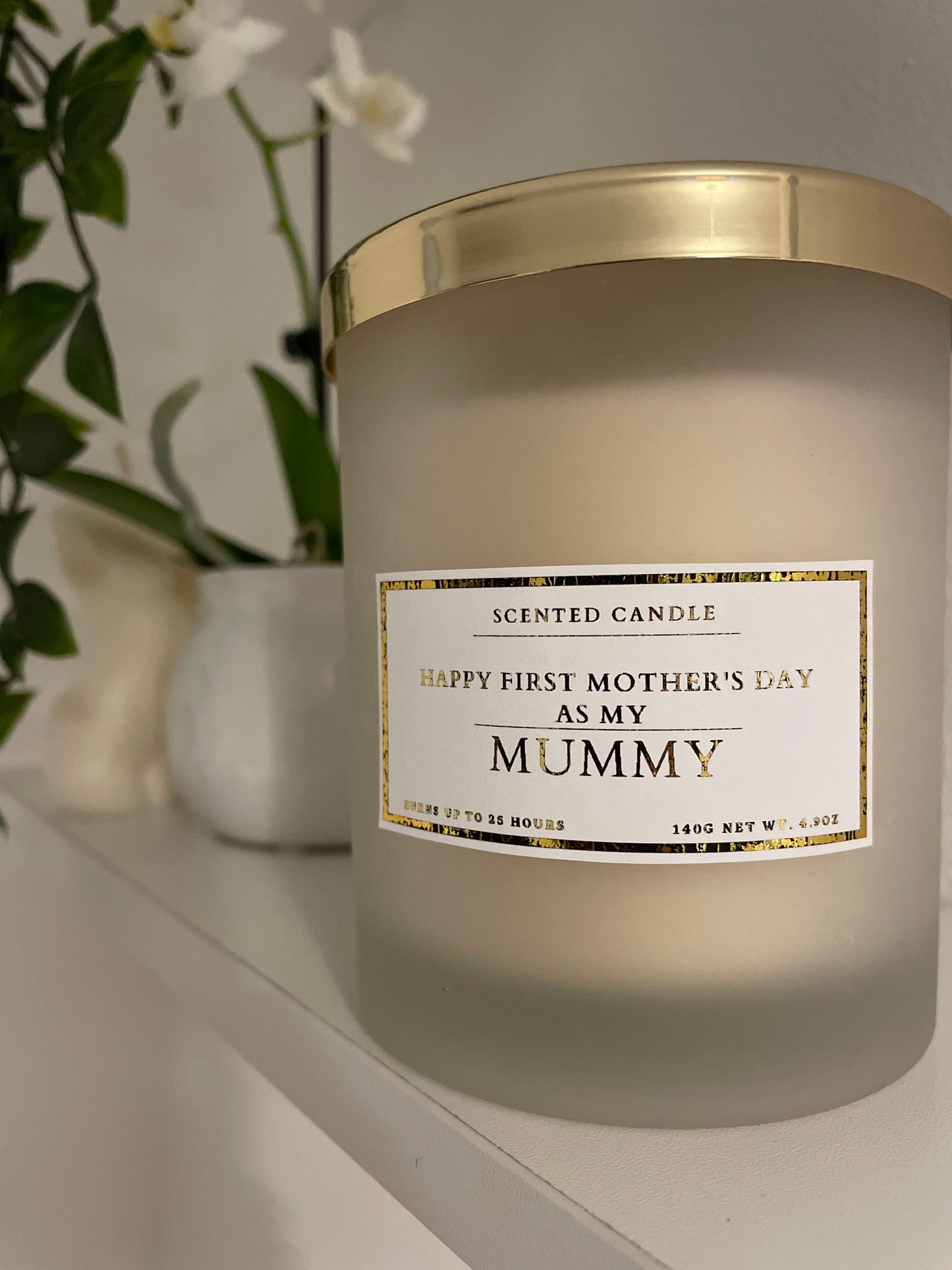 Happy First Mother’s Day As My Mummy Candle