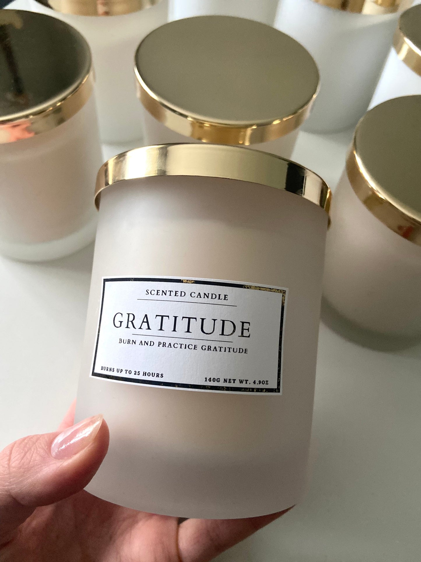 Gratitude Affirmation Candle