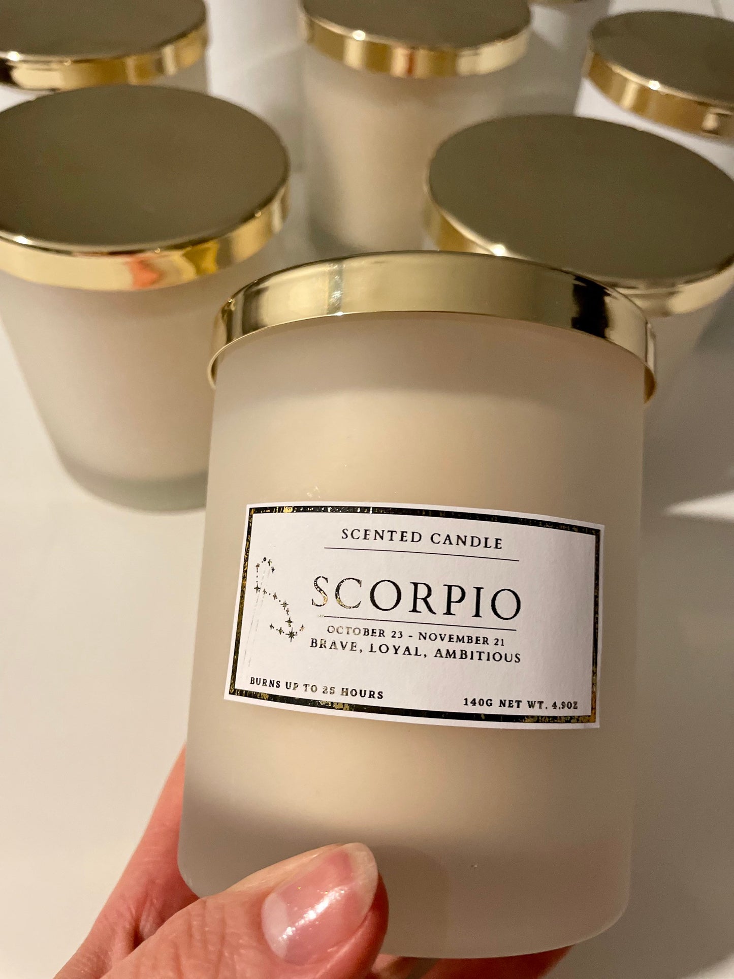 Scorpio Zodiac Candle