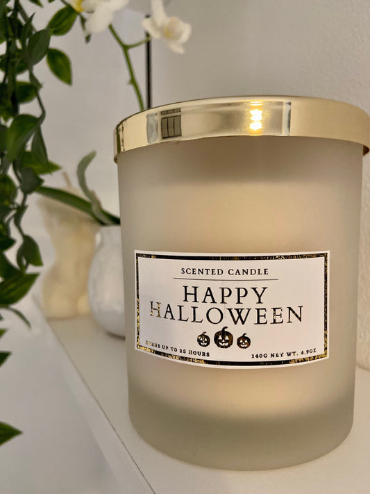 Happy Halloween Candle