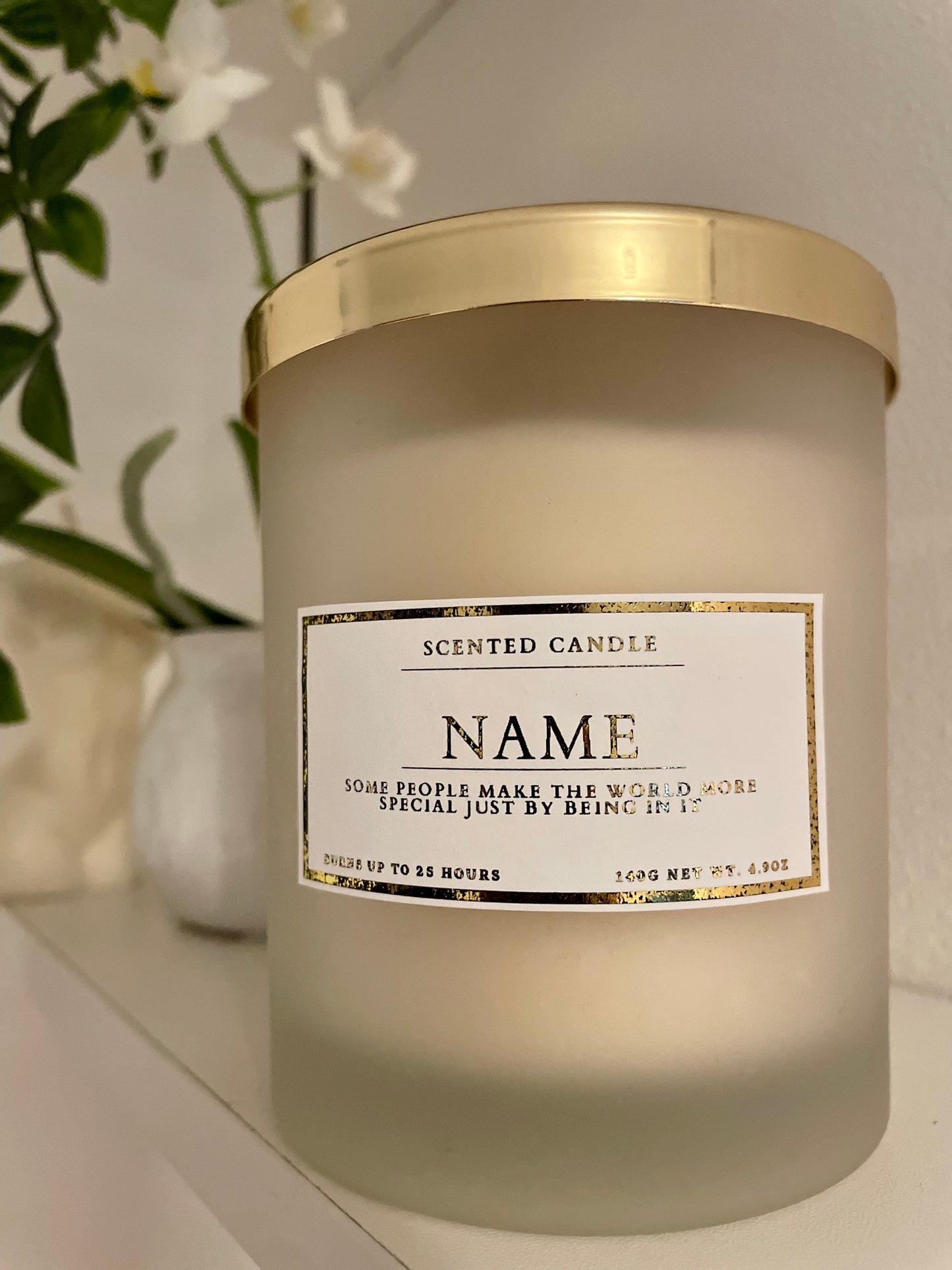 Personalised Some People Make The World More Special Just By Being In It Candle