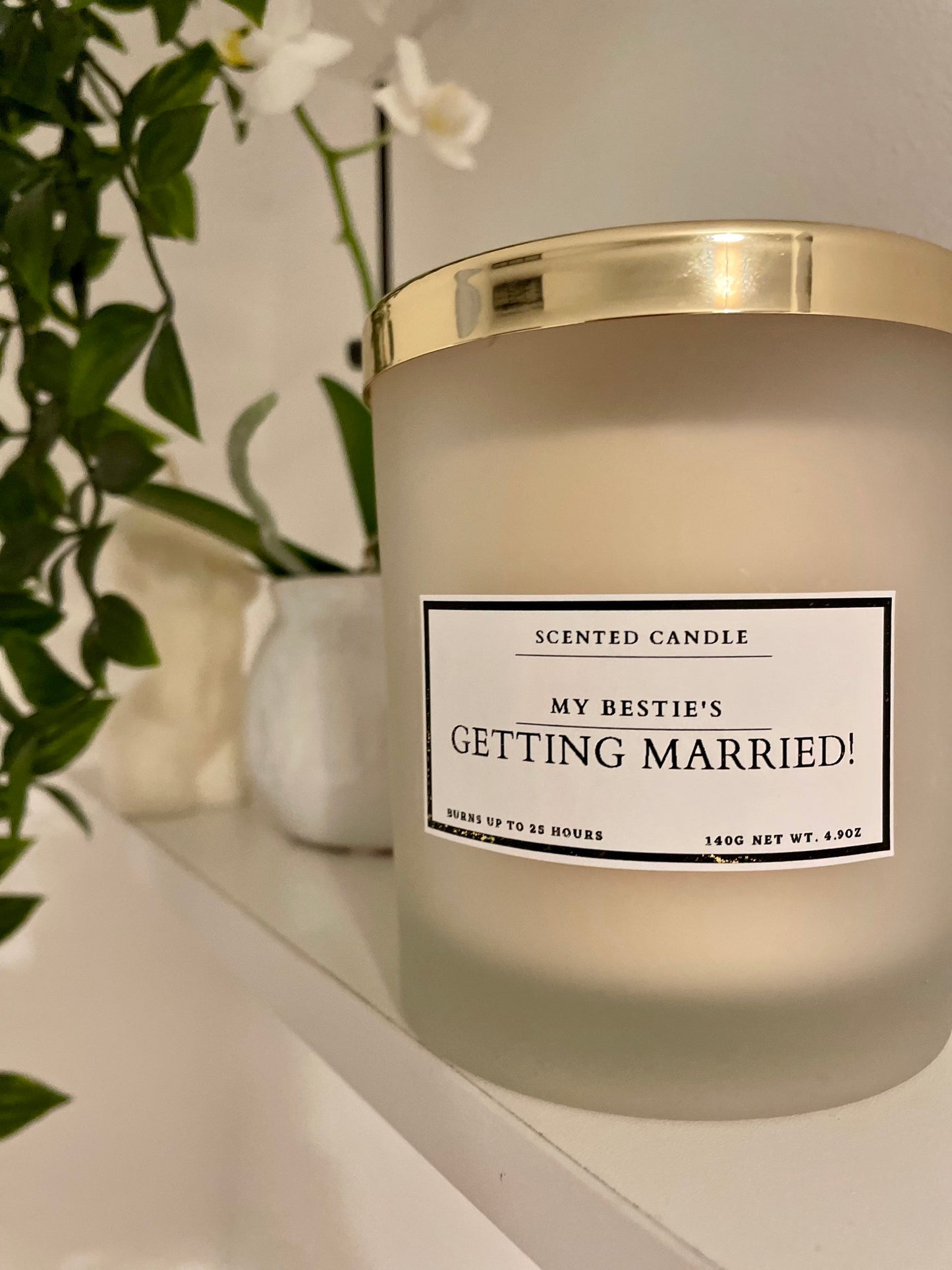 My Bestie’s Getting Married Candle