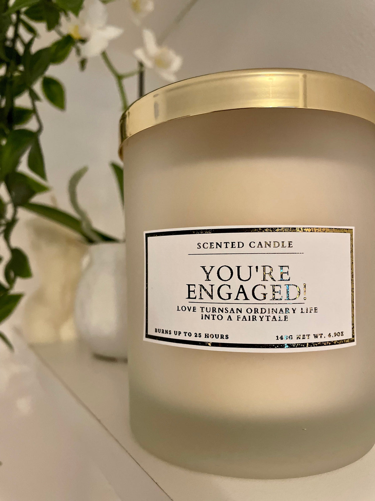 You’re Engaged Candle
