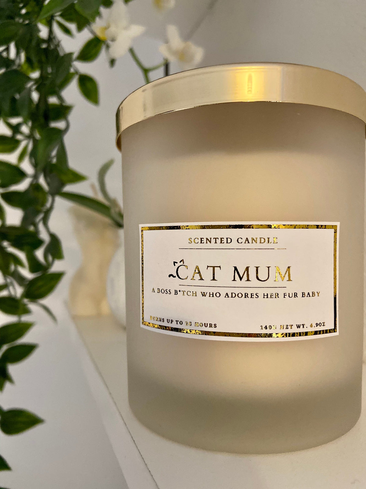 Cat Mum Candle
