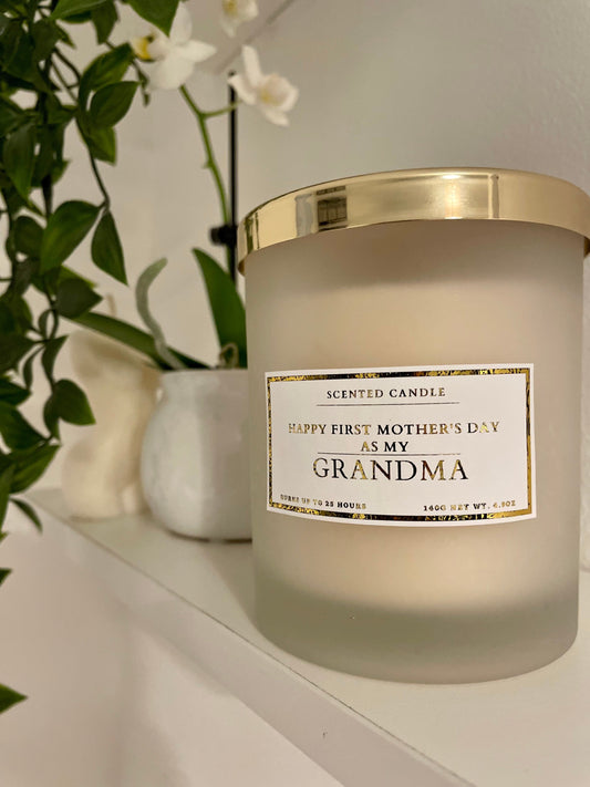 Happy First Mother’s Day As My Grandma Candle