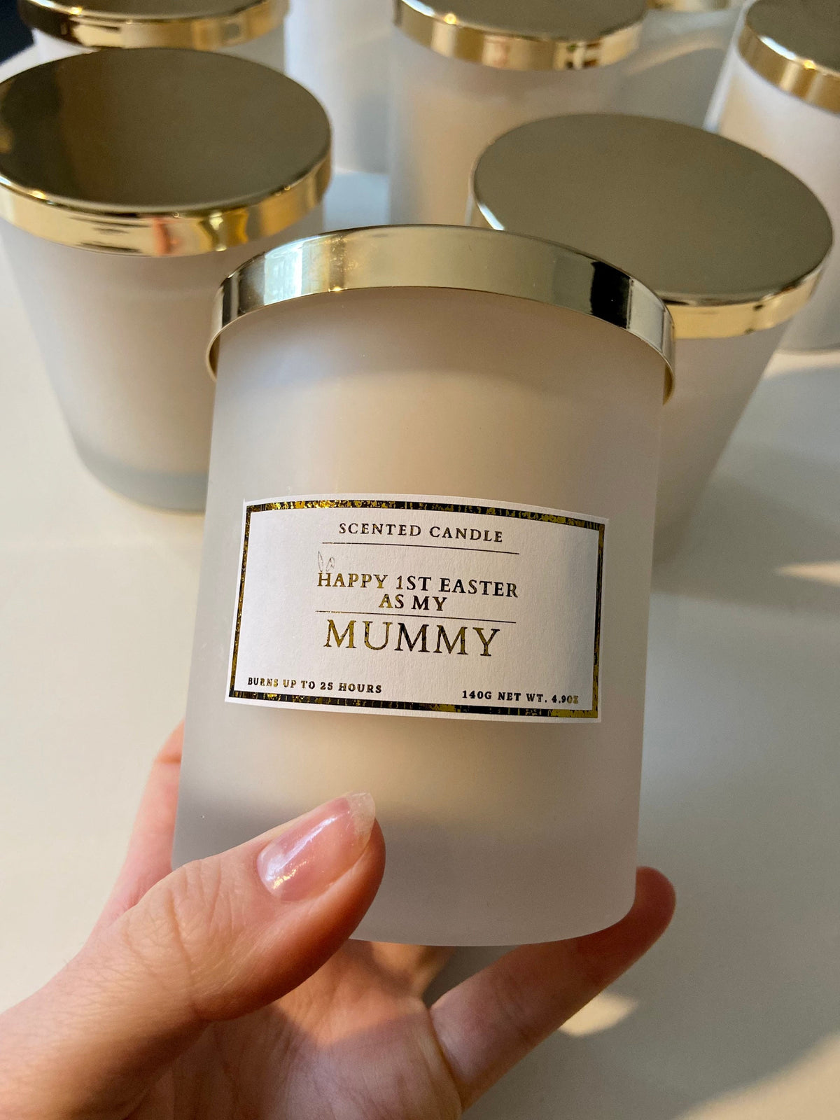 Happy 1st Easter As My Mummy Candle