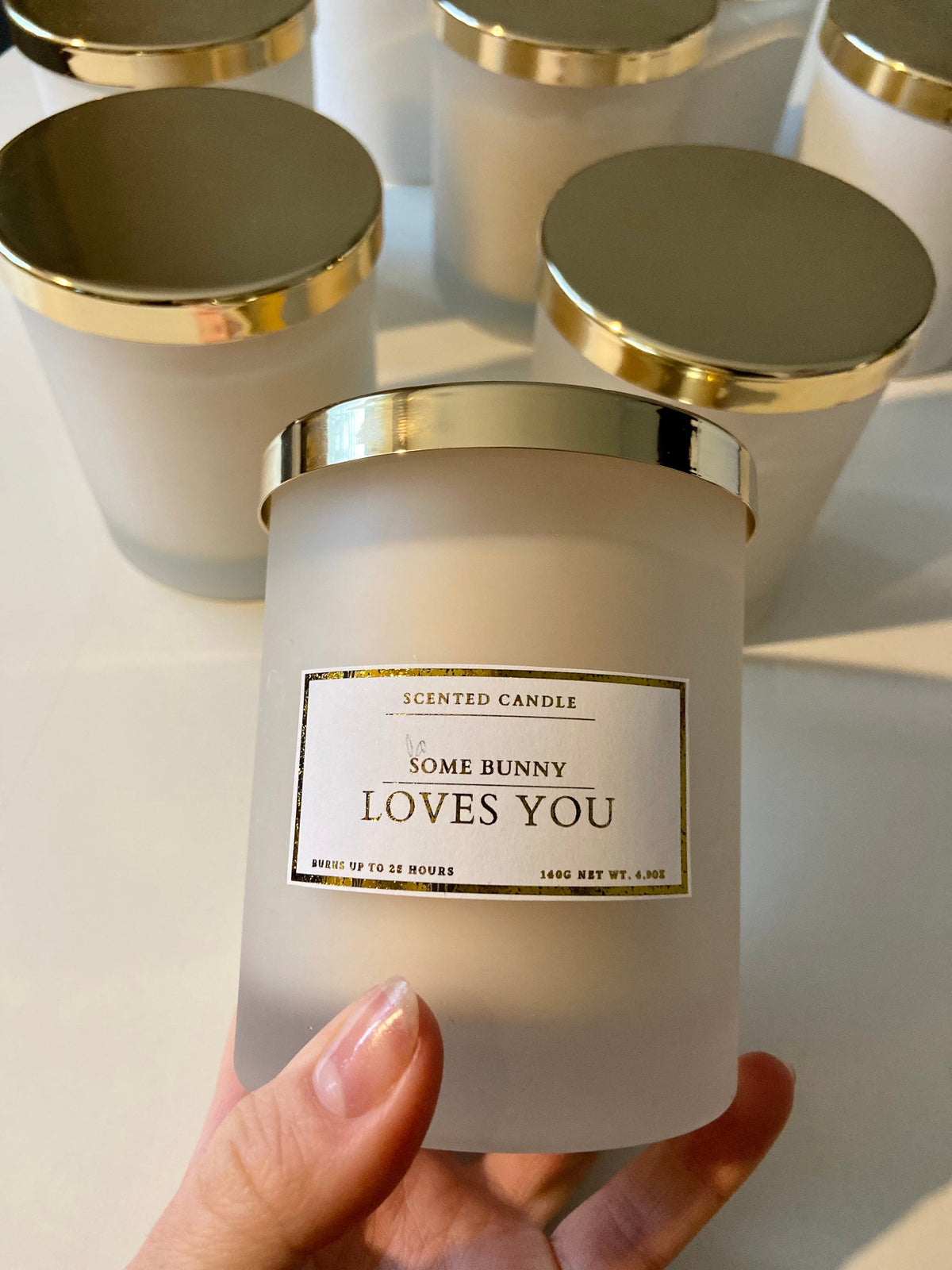 Some Bunny Loves You Candle