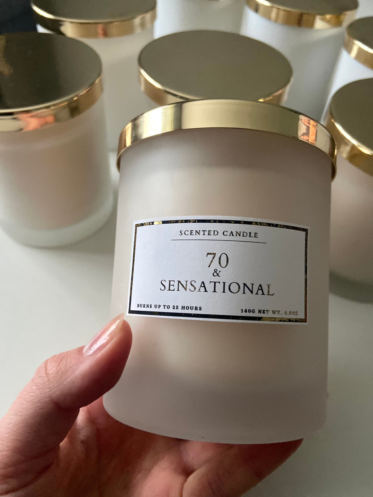 70 & Sensational Birthday Candle