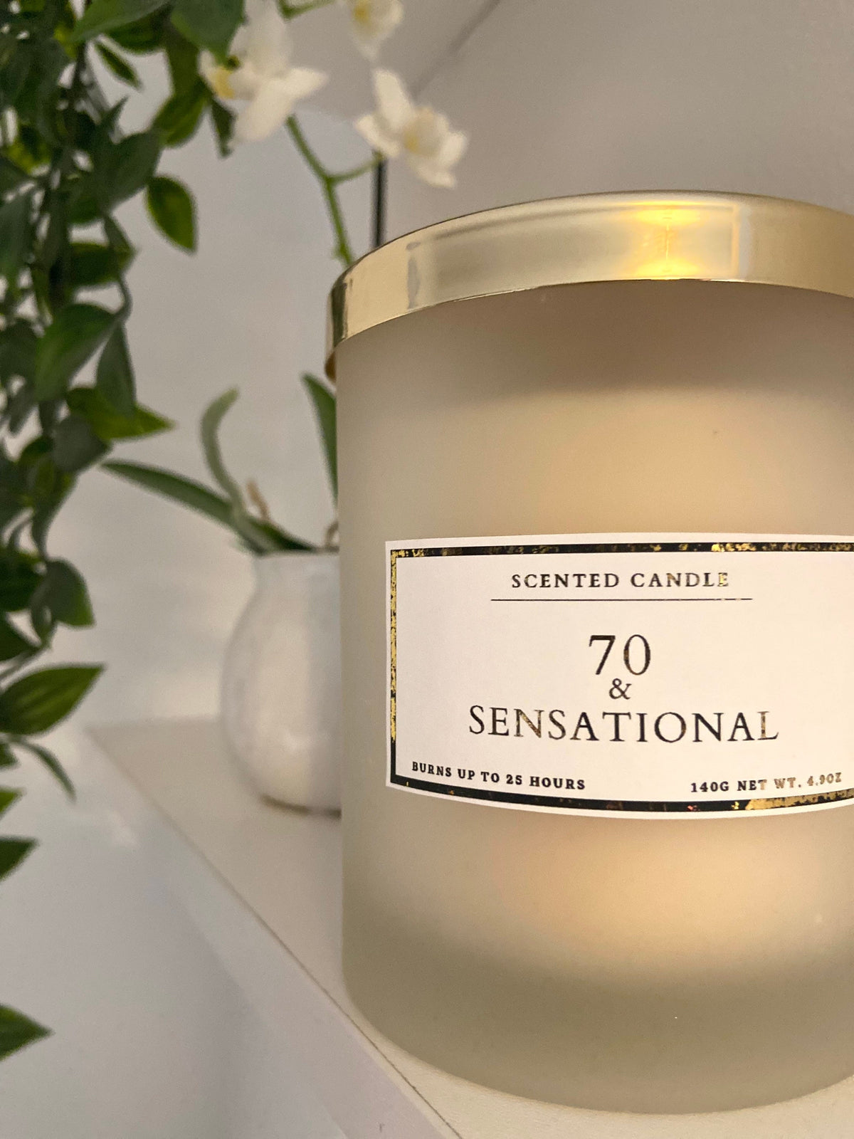 70 & Sensational Birthday Candle