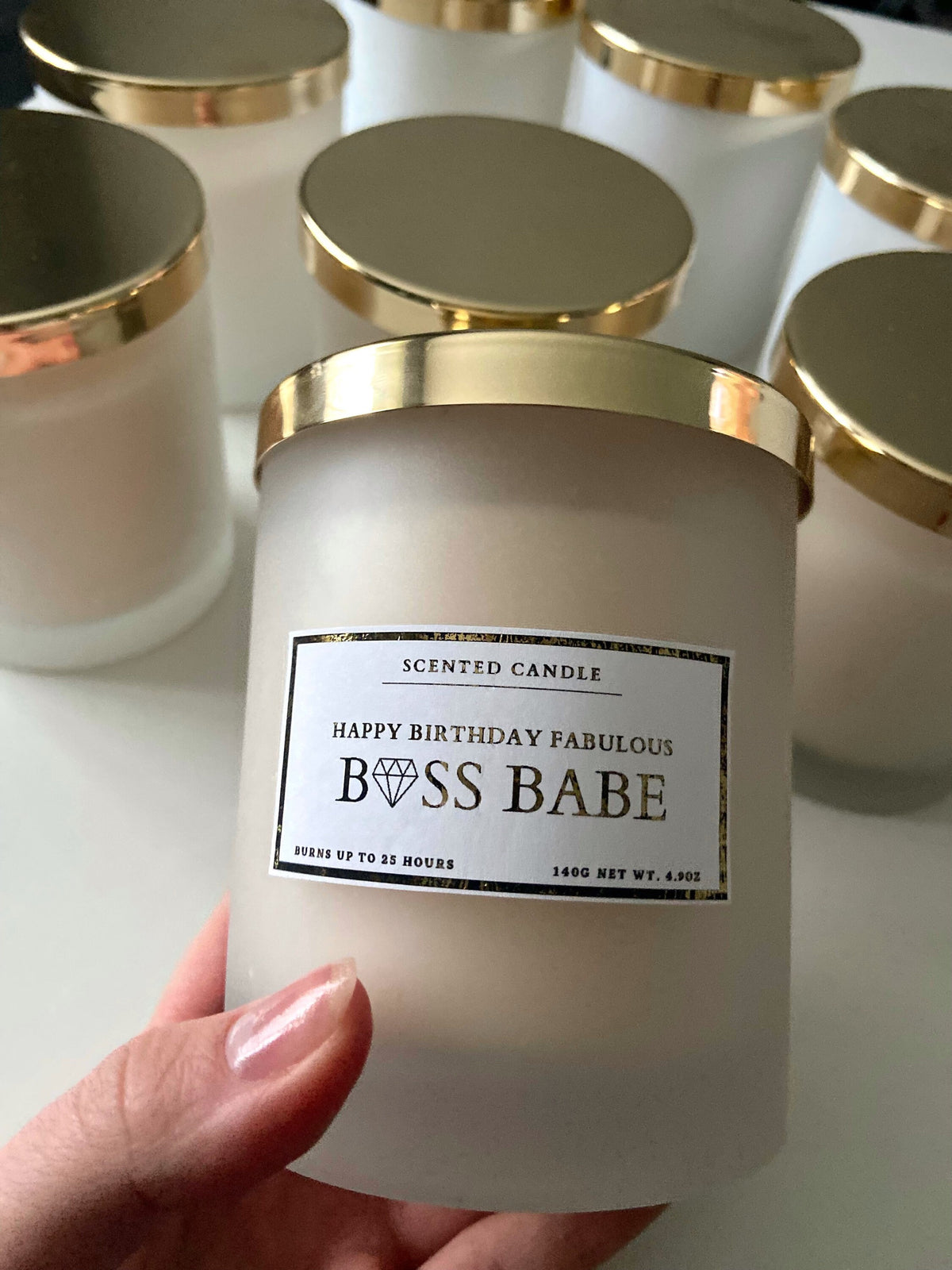 Happy Birthday Fabulous Boss Babe Candle