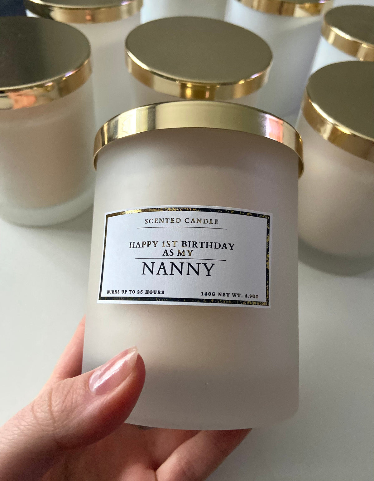Happy 1st Birthday As My Nanny Candle